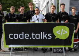 Schüler zu Besuch bei der Code Talks Konferenz