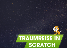 Traumreise in Scratch - Katze im Weltraum