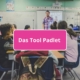 Tool Padlet mit Klassenraum im Hintergrund