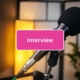 Mikrofon für ein Interview