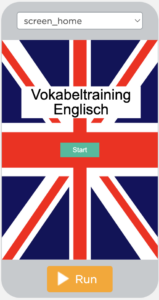 Vokabeltraining App in Java Script