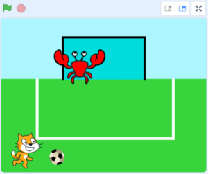 Beispielbild Scratch Fußball-Spiel