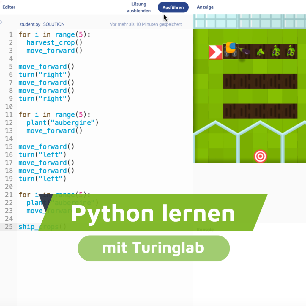 Programmieren mit Python im Unterricht - appcamps.de