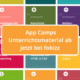Blogpost App Camps Material auf fobizz