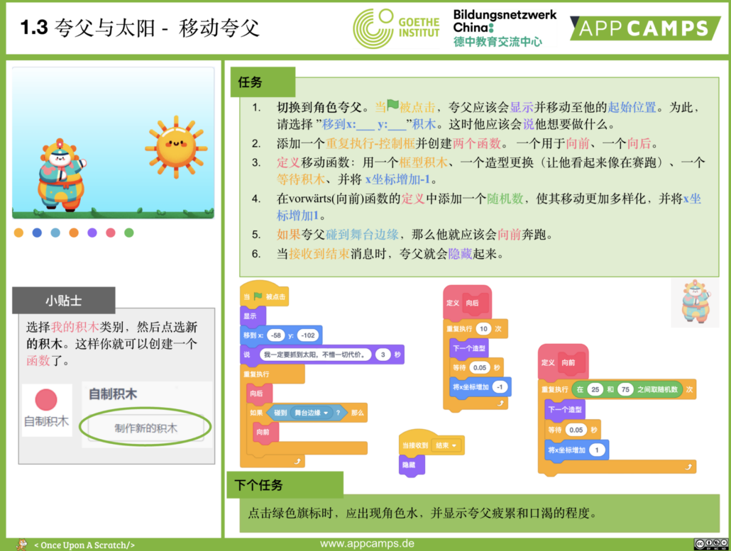 App Camps Lernkarte auf chinesisch