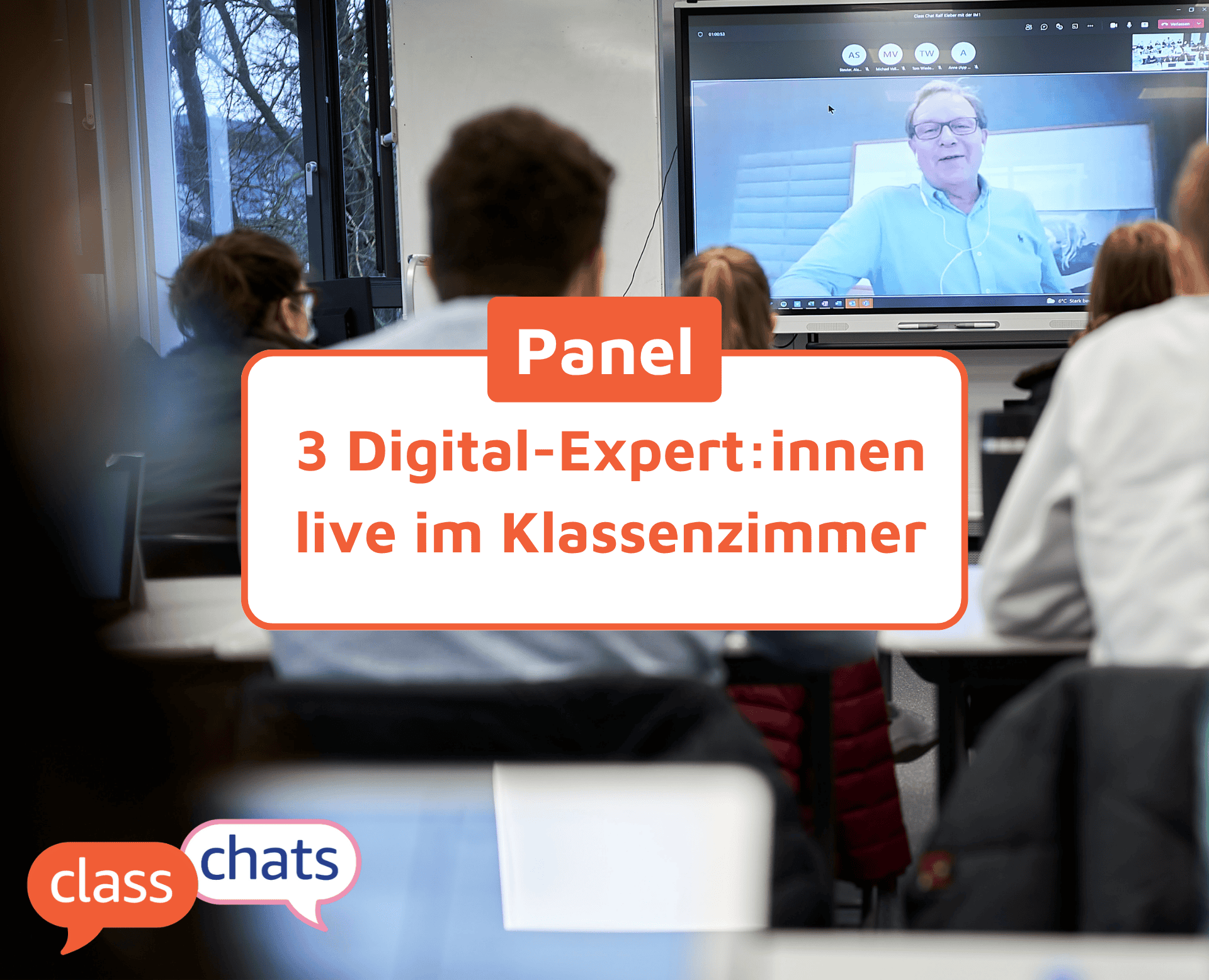 Class Chat Panels im Klassenzimmer