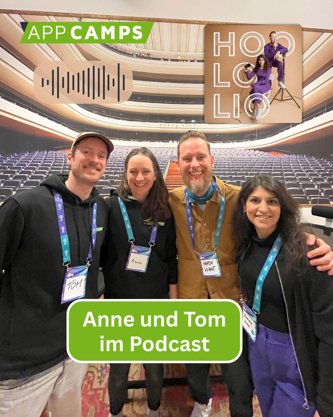 Anne und Tom im Podcast Hoololio